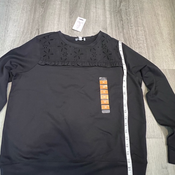 Jessica Simpson Black Long Sleeve Medium - Picture 5 of 6